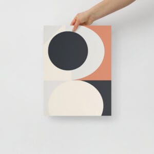 Elegance in Minimalism - Nordic Inspired Canvas
