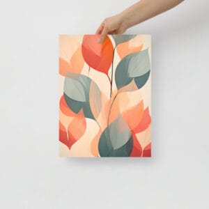 Blooming Whimsy - Abstract Floral Delight